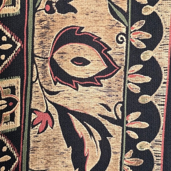 Braemar Jeremy Scott Women Maxi Dress Size 8 Tie Back Aztec Print Summer Vintage - Picture 4 of 15